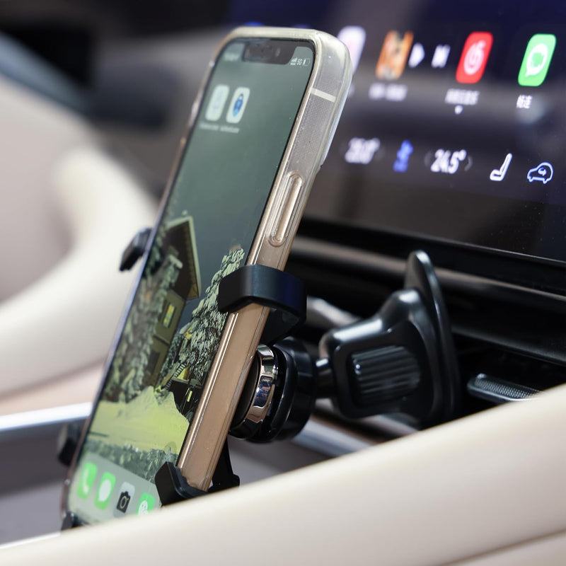 Urbanoki Air Vent Car Phone Holder Mount Strong Grip for Smartphones - Black - Image 7