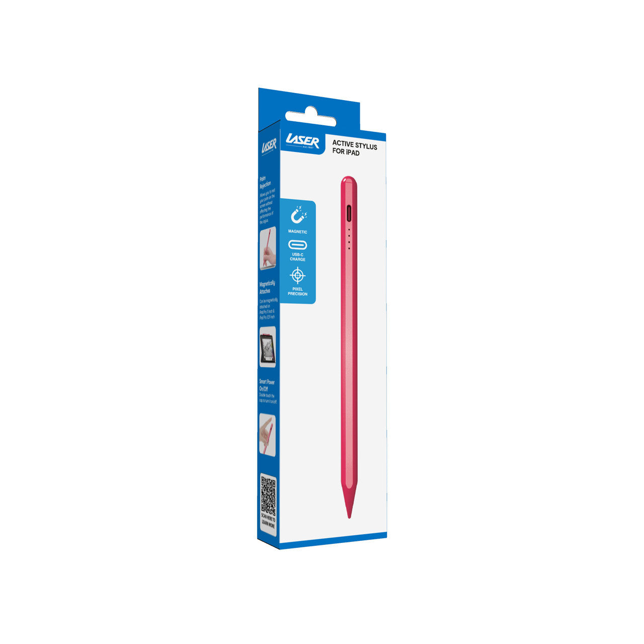 Laser Active Stylus Pen for iPad - Pink - Image 9