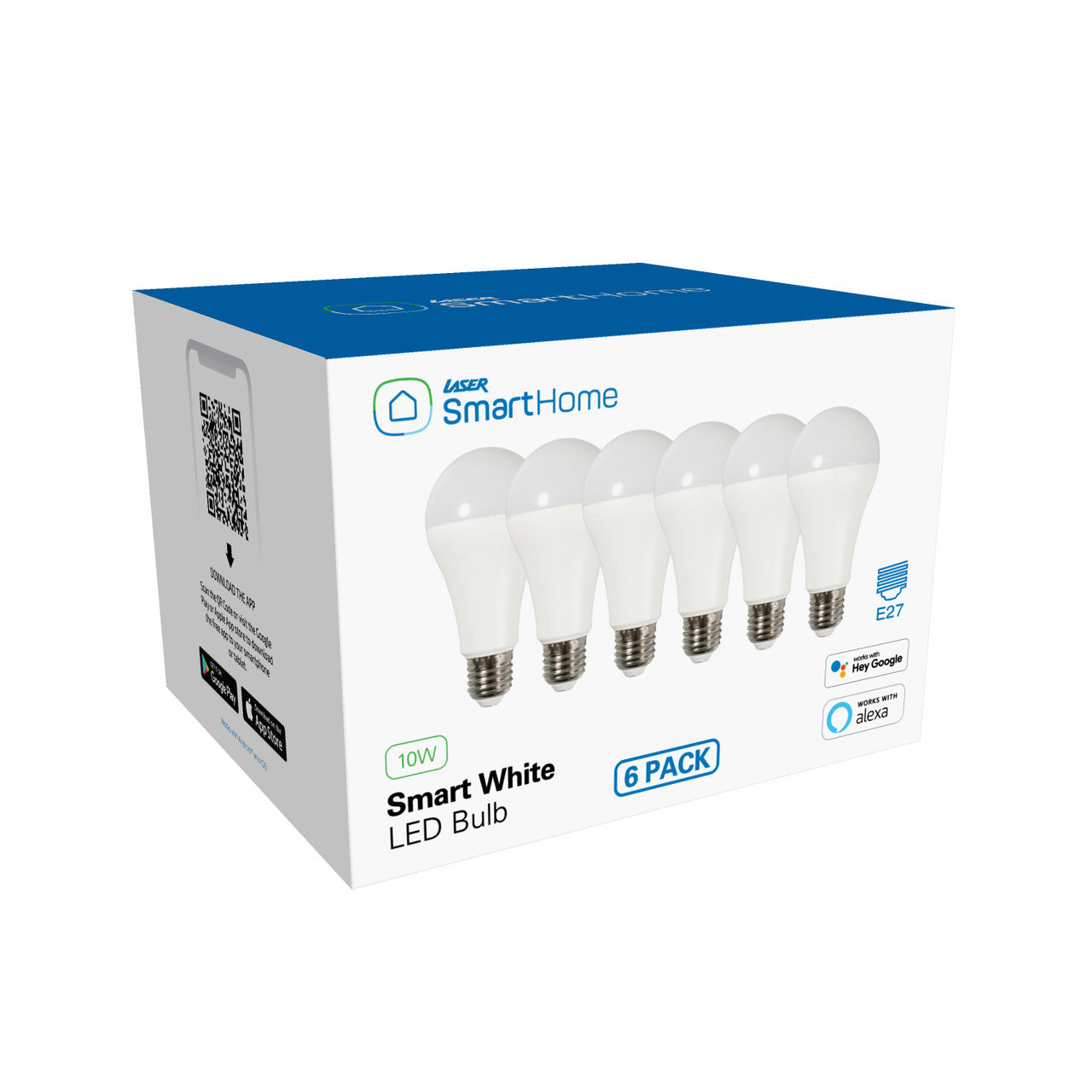 Laser Smart White LED Bulb E27 6 Pack – Wi-Fi Control - Image 3