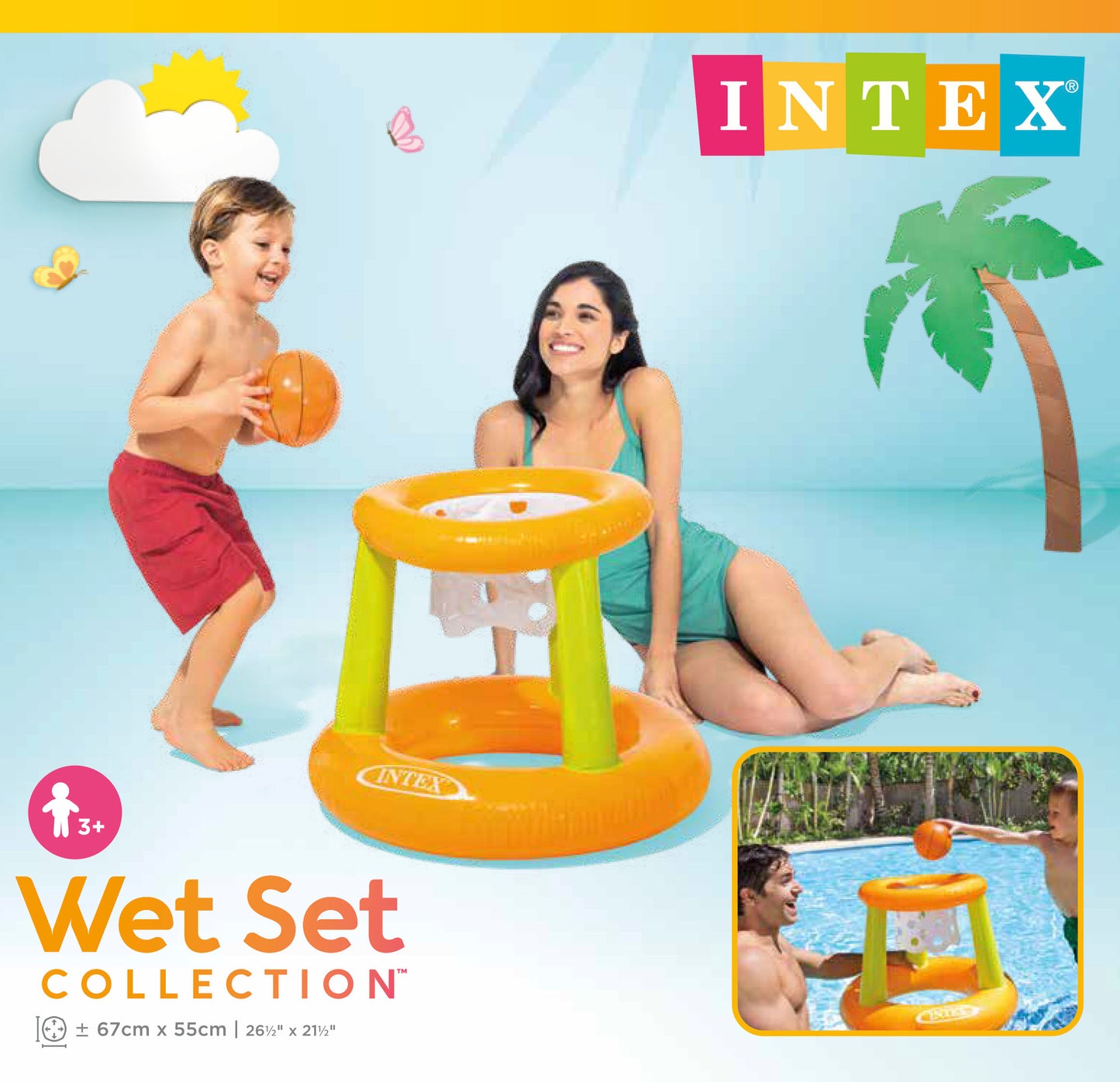 Intex Floating Hoops Basketball Game 58504 - Image 5