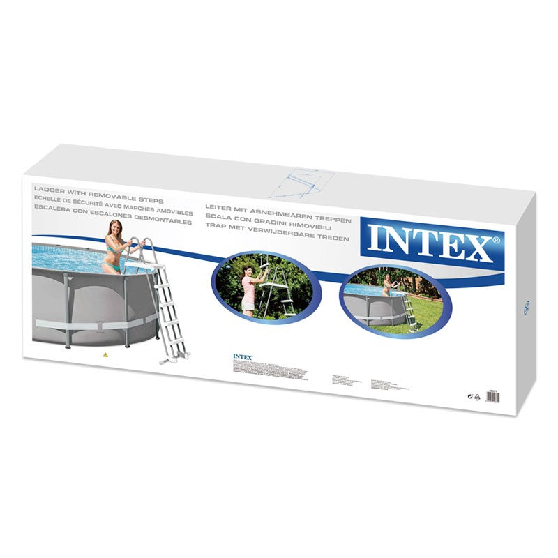Intex Pool Ladder with Removable Steps for 132cm (52") Wall Height Pools 28077 - Image 3