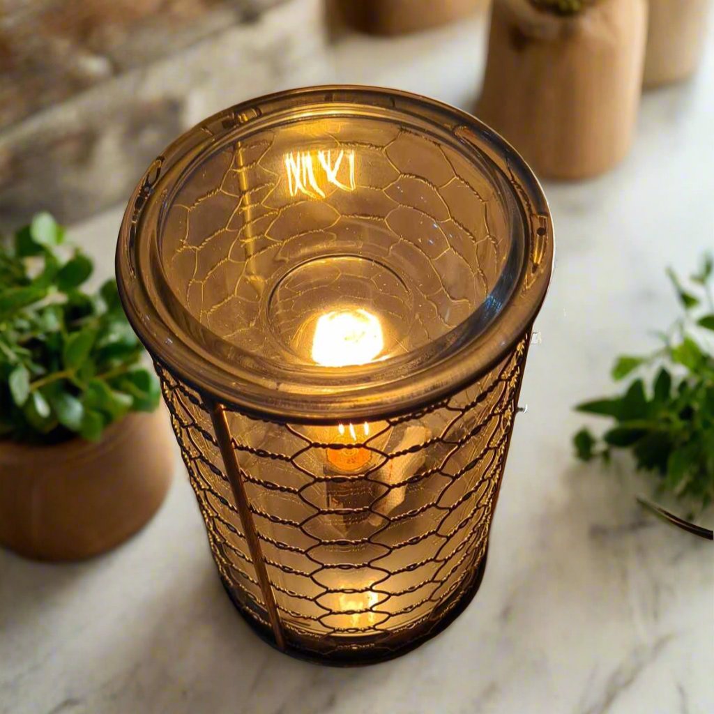 Chicken Wire Edison Bulb Illumination Warmer - Image 2