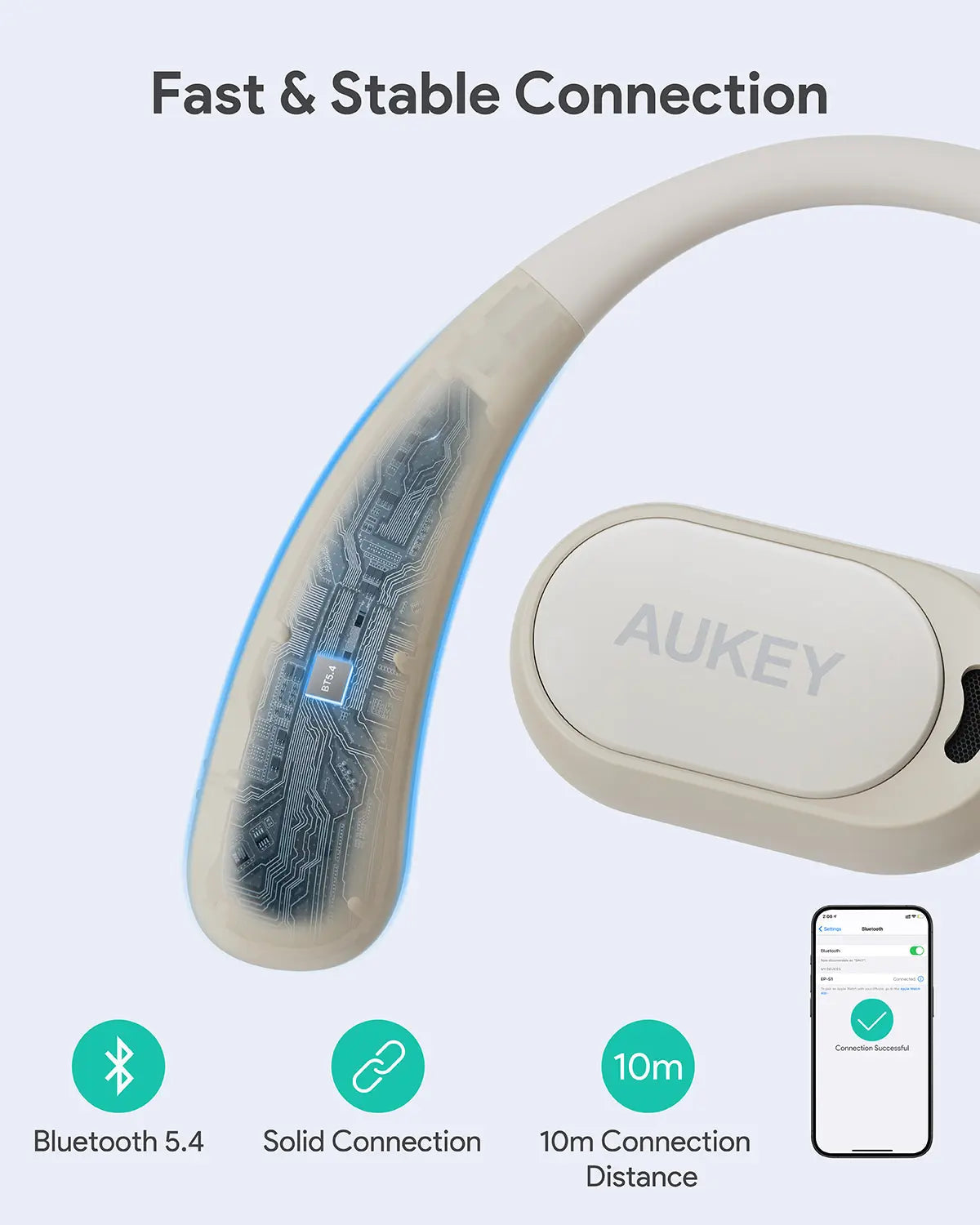 Aukey Open-Ear True Wireless Earbuds BEYOND SPORTS (EP-S1) - Image 9
