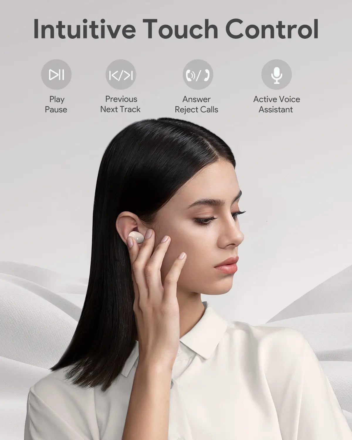 Aukey True Wireless Earbuds MOVE VIBE (EP-M3A) - Image 9