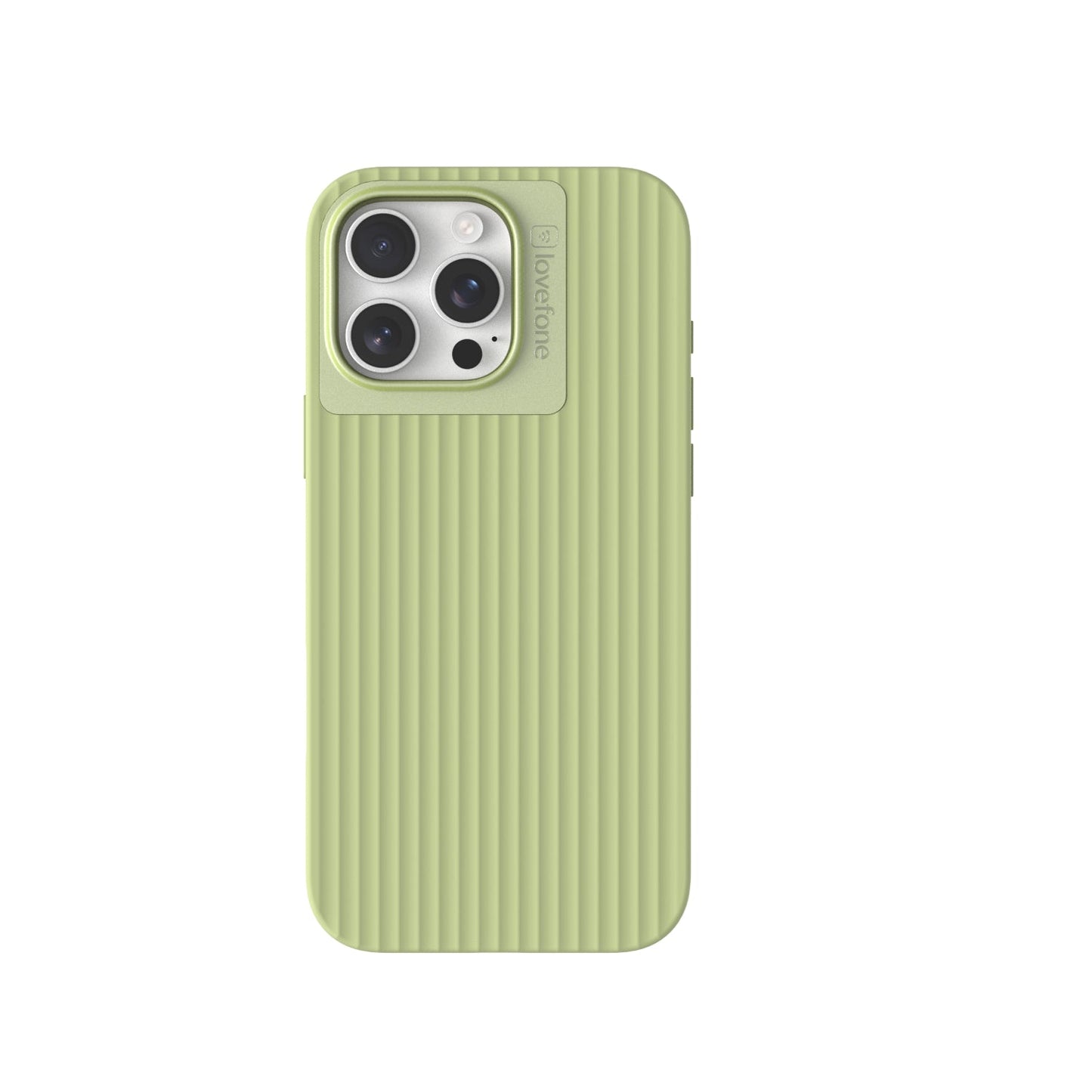 Lovefone Suitcase Case iPhone 16 Pro Max Lime Luggage