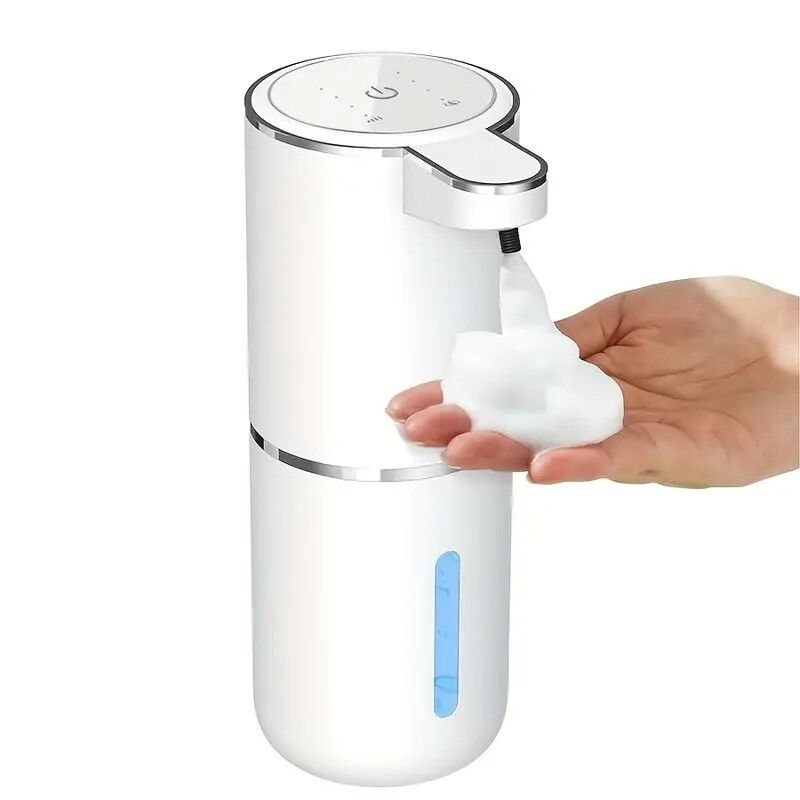 380ml touchless sensor automatic soap dispenser - wall-mounted, rechargeable lithium battery, USB charging, modern black design, suitable for bathroom and kitchen, bathroom soap dispenser | modern soap dispenser | touchless soap dispenser - Image 7