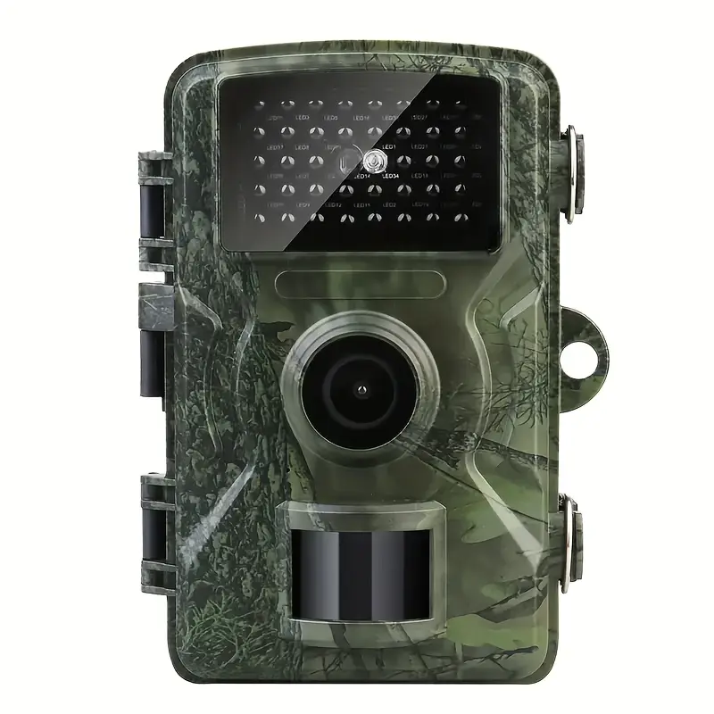 Hiking and hunting camera with night vision function, high-definition, 0.8s trigger, 120 ° wide-angle lens, used for outdoor camping, wildlife monitoring, home security monitoring, orchard monitoring (battery not included) - Image 7