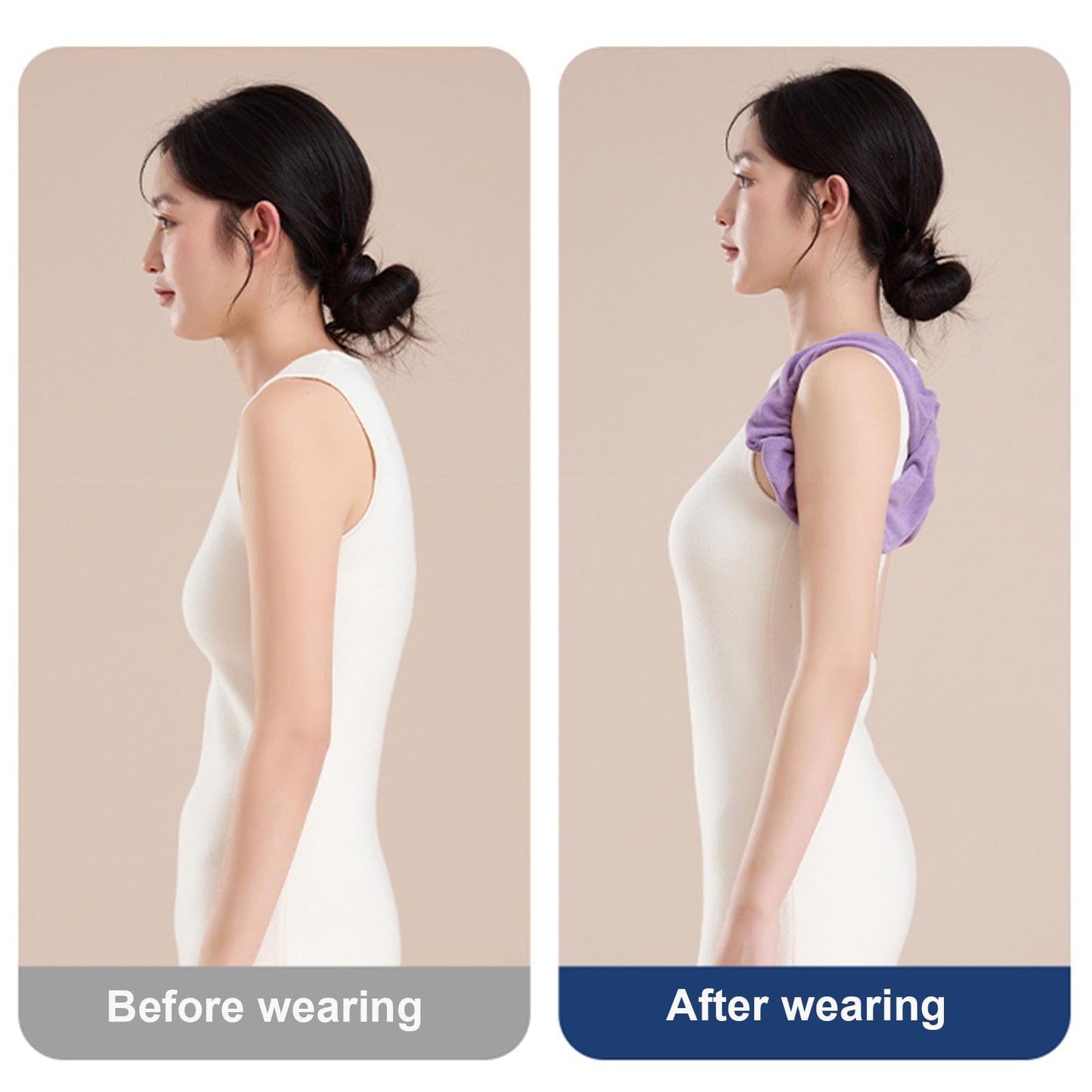Sleep Posture Corrector for Women and Men – Shoulder Alignment Belt with Soft Cushion, Nighttime Back Support for Better Spine and Upper Body Positioning (L) - Image 6
