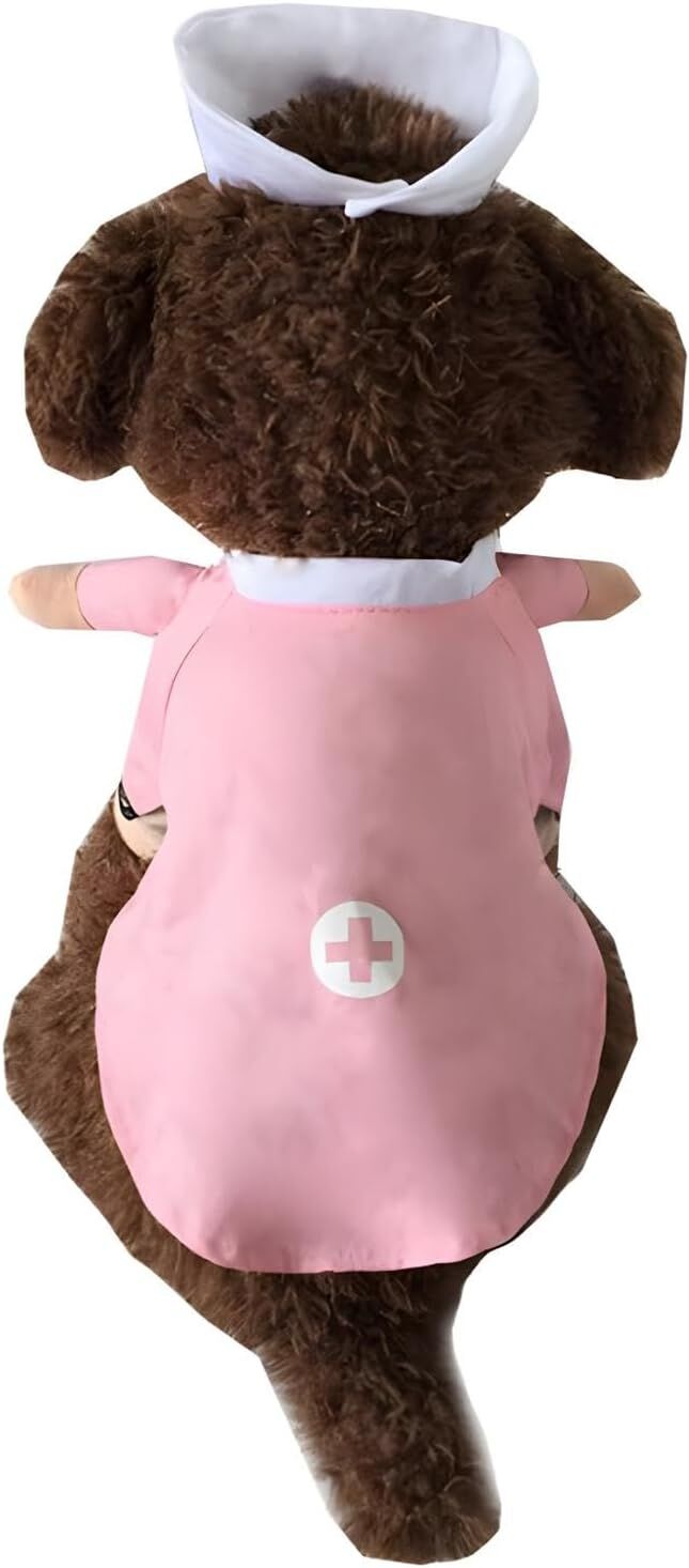 pet products Dog Costume Clothes Halloween Cat Costumes Small Animal Funny Pets Clothing for Doggy Kitty Rabbits Piggy, Nurse - Image 4