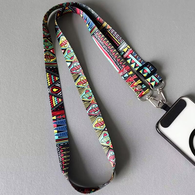 Christmas gifts 4PCS Boho Pattern Phone Crossbody Lanyard Set, Adjustable 65-118cm, Stylish & Durable for Universal Phone Models - Image 5