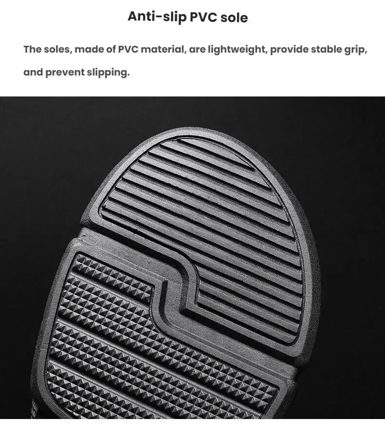 Men's Flip Flops: 4 Colors, EVA-PVC Blend, Comfort & Style for Summer Beach & Daily Wear(Black-gray-42) - Image 7