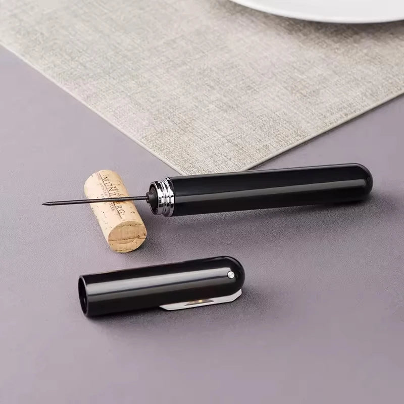 NNEOBA Portable 2-in-1 Air Pressure Corkscrew and Foil Cutter - Image 5