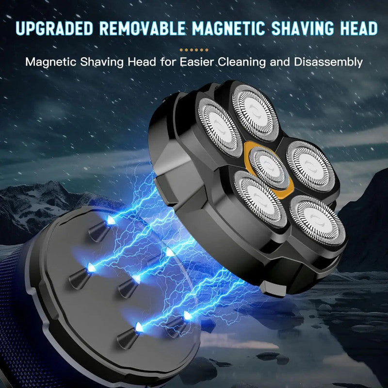 6D Electric Head And Face Shaver Rechargeable - Image 6