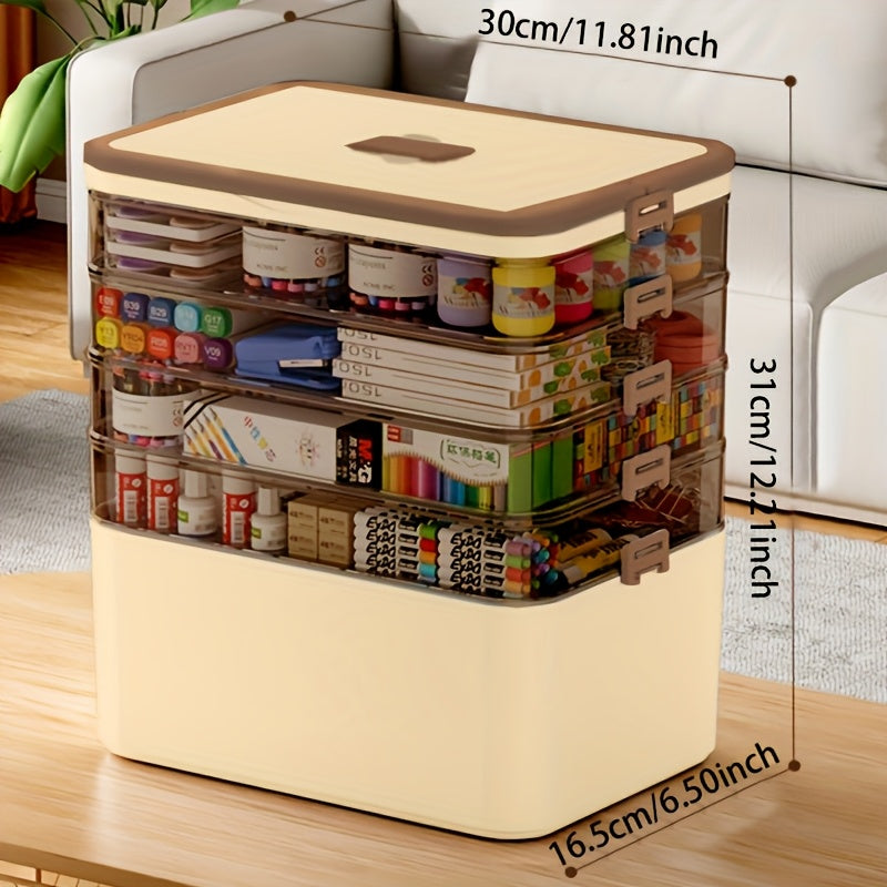 5-Layer Craft & Sewing Tool Storage Box - Image 4