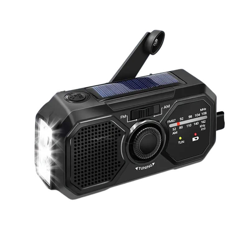 Emergency Radio Solar Hand Crank USB Power Bank - Image 7