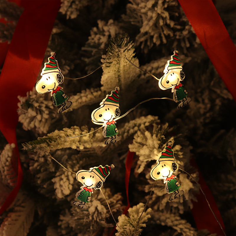 2m 20 LED Christmas Snoopy String Lights with 2x AA Battery Box - Image 4