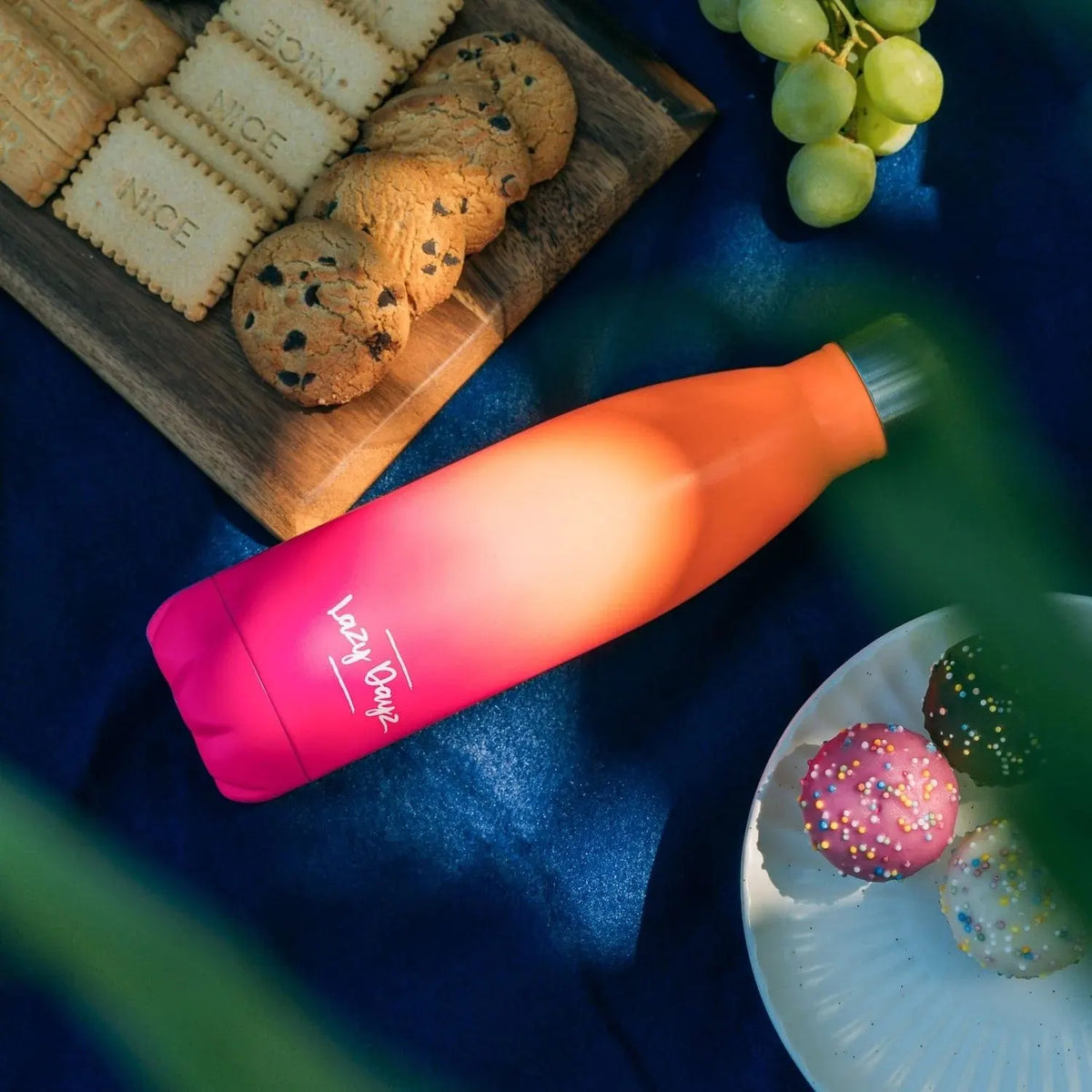 Lazy Dayz Daily Drink Bottle 500ml - Orange Pink Ombre - Image 9