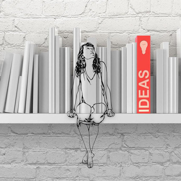 Metal Art Decor Modern 2D Figure Ornament Shelf Home Office Housewarming Gift - Image 5