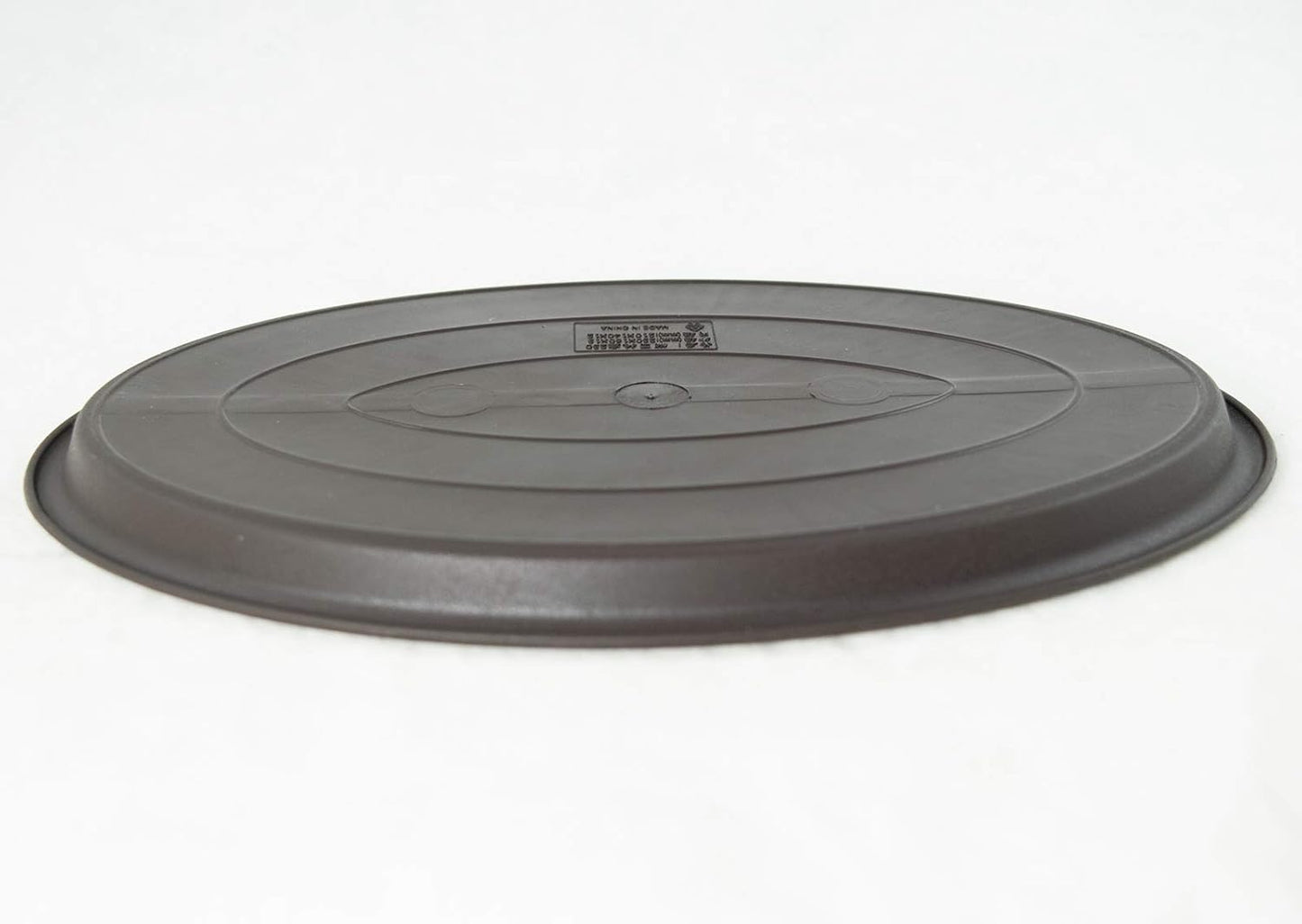 Oval Plastic Brown Humidity/Drip Tray for Bonsai Tree & House Indoor Plant - Outside Dimension 12.5"x 8.75"x 0.5"- (1023) - Image 4