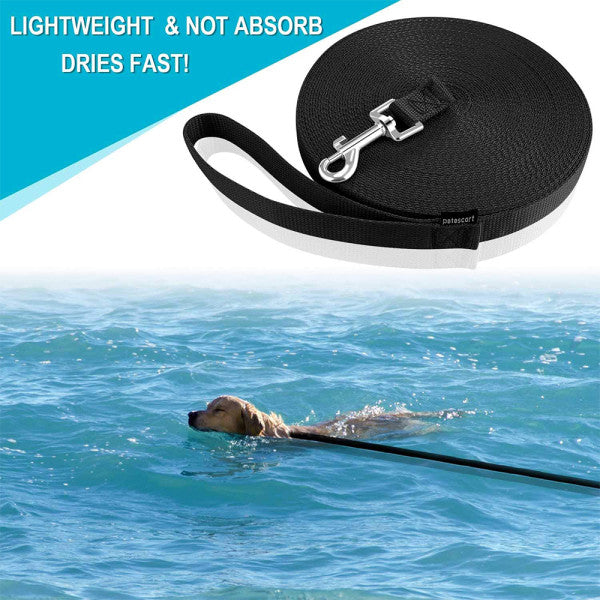 Training Leash for Small and Medium Dogs, Dog Leash for Dog/Puppy for Recall Training, Camping-Black 10*2M_max - Image 5