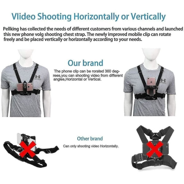 Universal Mobile Phone Clamp \u0026 Tripod Holder Compatible with GoPro Samsung iPhone Action Camera POV Mount - Image 4