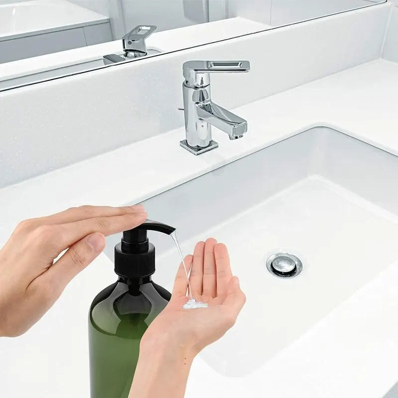 3 pcs 5Ooml Pump Bottles, Shampoo Bottle, Refillable Liquid Dispensers Dispenser Bottle, Empty Refillable Pump - Image 4