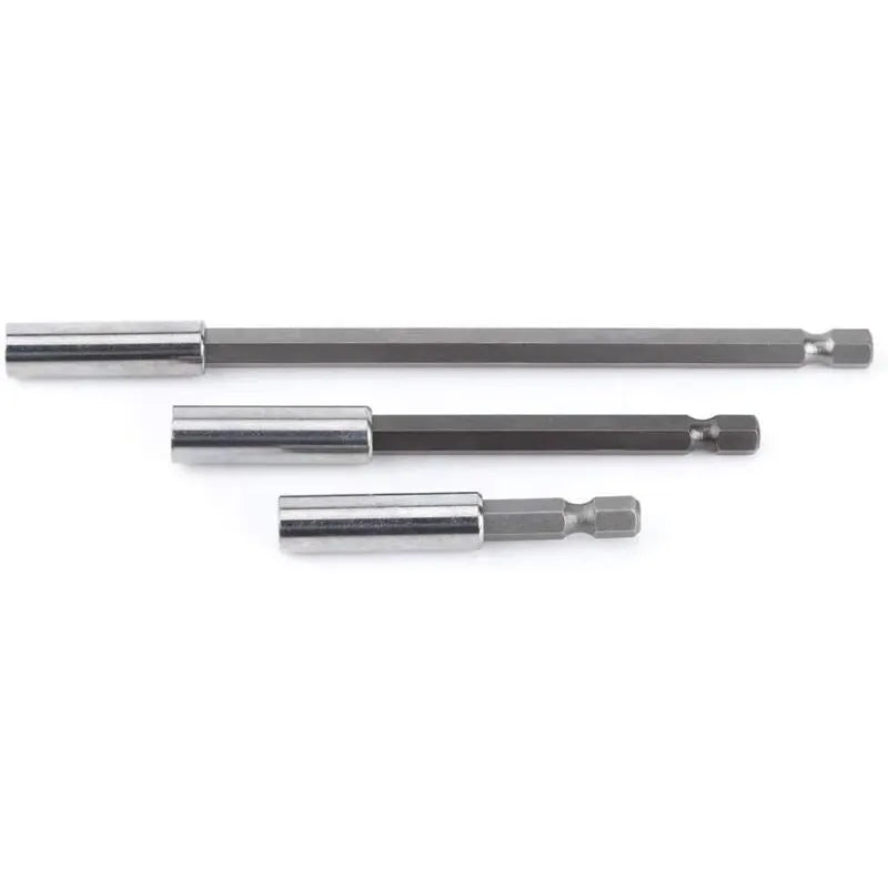 3 pcs 1/4" Magnetic Bit Holder Screwdriver Extension Hex Shank 60Mm 100Mm 150Mm Screwdriver Bit Extension - Image 4