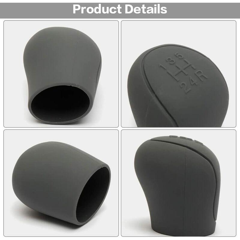 Car Gear Shift Knob Cover, Car Gear Shift Knob Cover, Silicone Car Gear Shift Knob Cover, Wear-Resistant, Anti-Scratch - Image 4