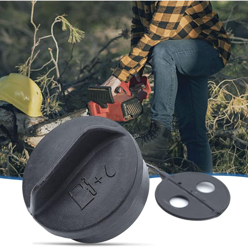 2 pcs Fuel Tank Cap For Stihl Fs38 Fs45 Fs55 Fs56 Fs80 Fs81 Fs85 Fs88 Fs120, Aumel Brushcutter Fuel Cap Fuel Tank Cap - Image 4