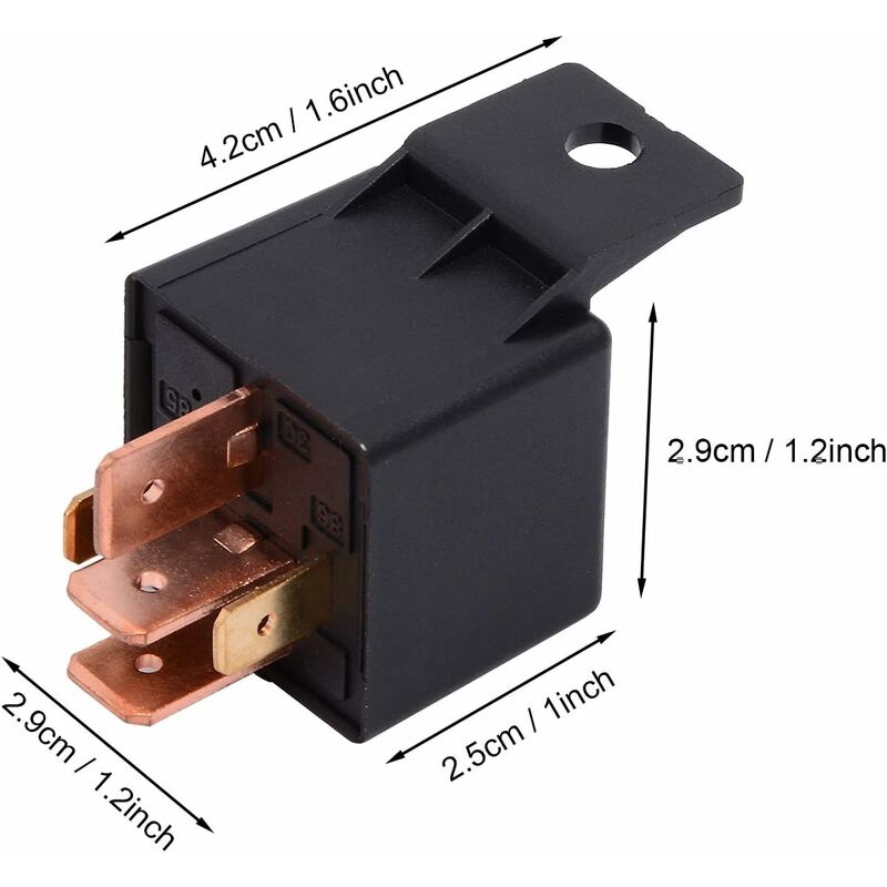 5 pcs 5 Pin Relay 12V 80A, Automotive Relay Jd2912-1Z-12Vdc 80A 14Vdc Spdt Truck Boat Van Vehicles Switch - Image 4