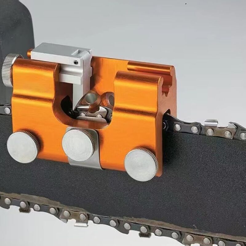 Chainsaw Chain Sharpening Jig, Teeth Sharpener Chainsaw Sharpening Kit Aluminum Alloy Chainsaw Sharpening Set - Image 4