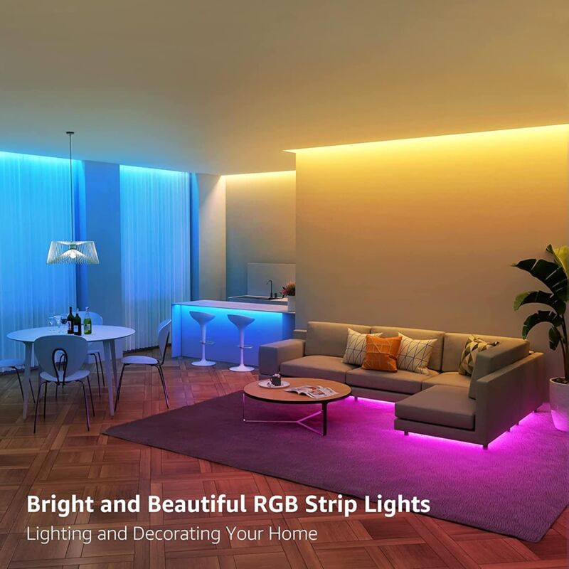 LED Strip 10M, LED Bedroom Rgb LED Strip Light LED Strip For Bedroom 300 LEDs 5050 Rgb Ip65 Waterproof 44 Key Remote - Image 4