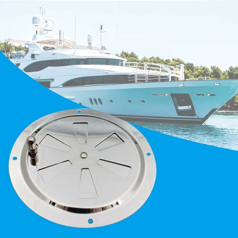 ROund Ventilation Grille, Adjustable Air Vent Stainless Steel Air Vent Air Inlet And Exhaust 125Mm - Image 4