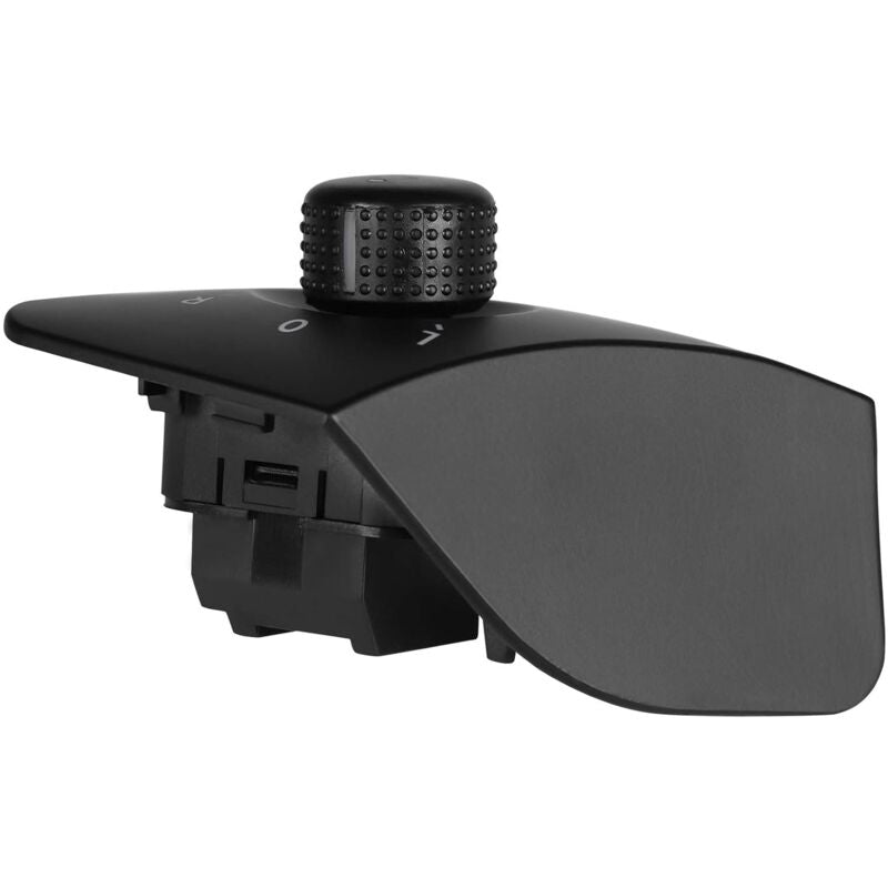 Exterior Side Mirror Adjustment Switch Button Pearl Replacement For Ibiza 2009-2015 6J1959565 Black - Image 4