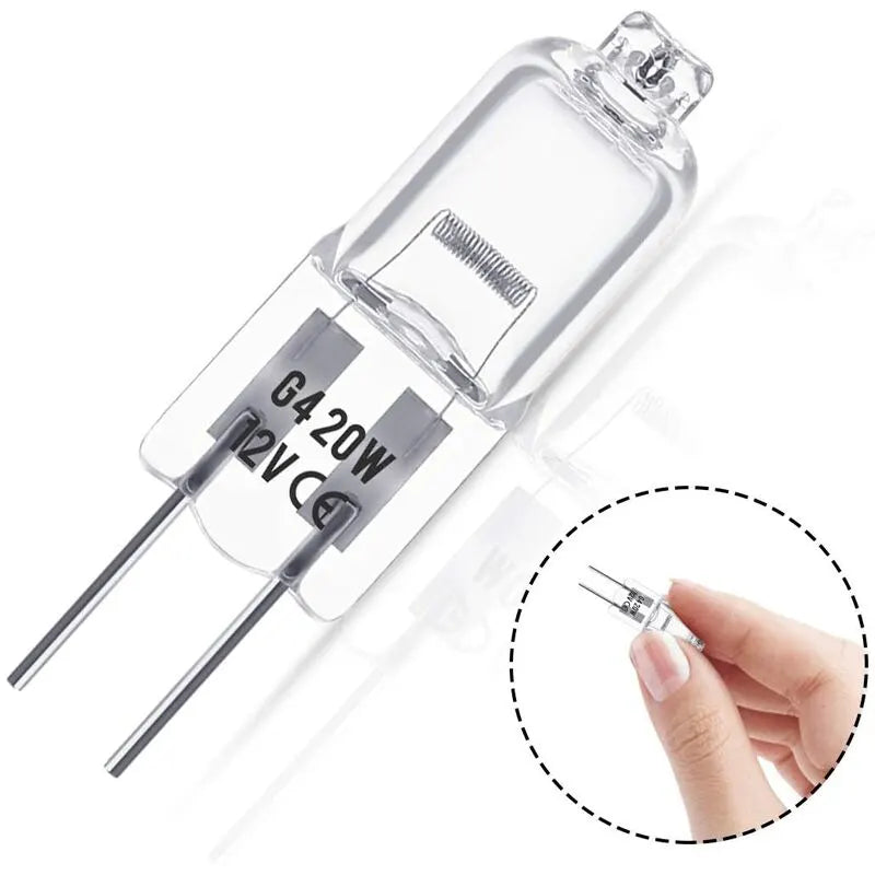 G4 Halogen Bulbs, 12V 20W Halogen Pin Base Lamp, Warm White 3000K, 350Lm, Dimmable, G4 Low Voltage Halogen Lamp, Clear - Image 2