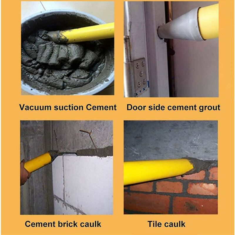 Cement Grout Gun Mortar Joint Gun - Manual Mortar Pump With 4 Nozzles - Mortar Gun With Accessories - Image 4