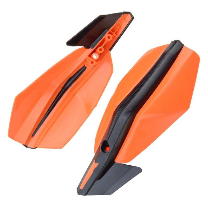 7/8" 22Mm Handguards Motocross Handlebar Hand Brush Guard Replacement For Motocross Dirt Bike Atv Off ROad Orange - Image 4