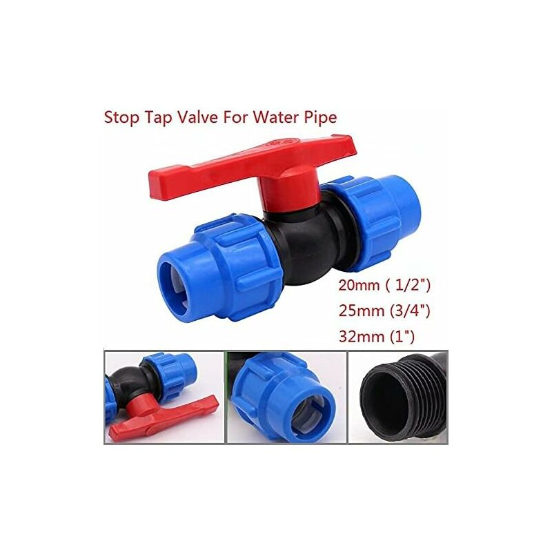 Plastic Ball Valve For 32Mm Compression Pipe - Image 4