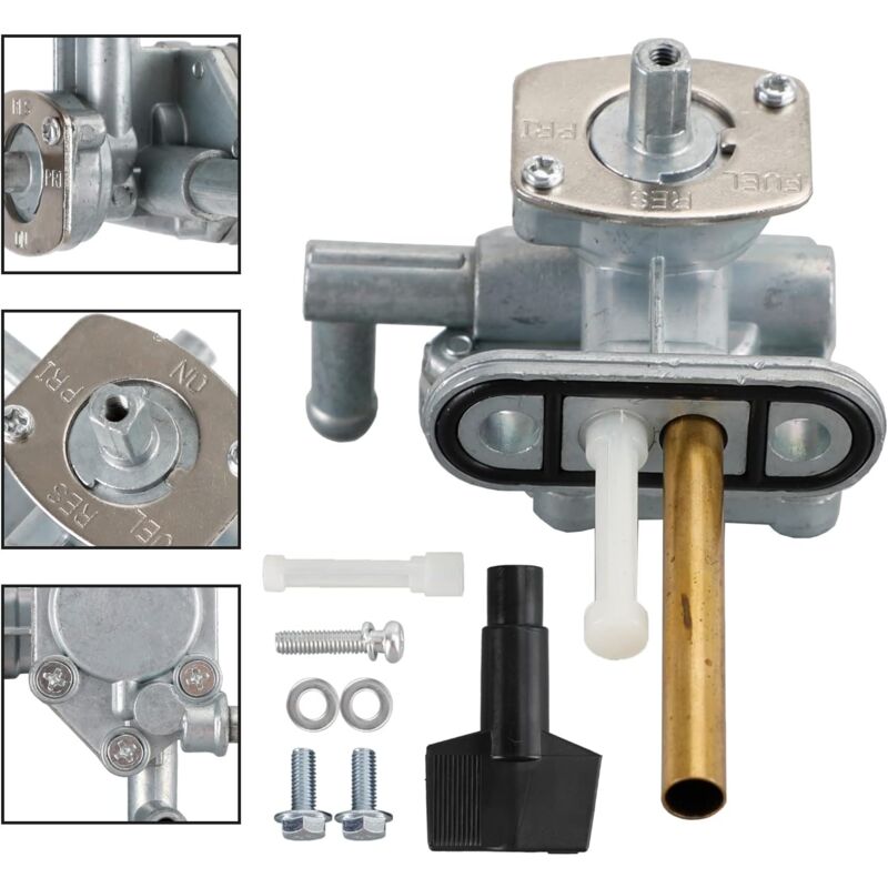 Aluminum Fuel Tap Petcock Fuel Valve Direct Replacement Aftermarket Part For Suzuki Gsf600 Gsf1200 44300-26E00, High - Image 4