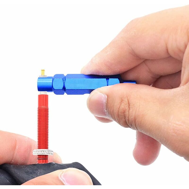 Bike Tube Tire Valve Core Removal Tool For Presta Schrader Bicycle Replace Valve Cores - Image 4