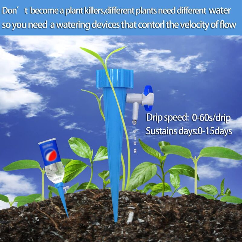 24 pcs Drip Irrigation Kit, Automatic Watering Sprinklers Plants Irrigation System For Garden Home Indoor Outdoor - Image 4