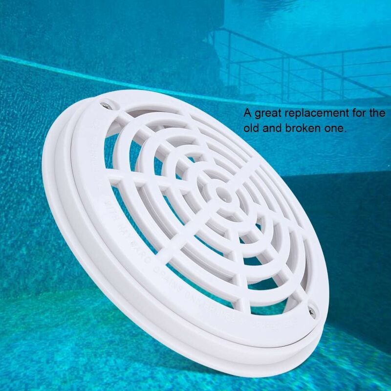 ROund Main Drain Cover Swimming Pool Drain Cover Suction Cover For Pool Replacement Hose Fittings Accessories - Image 4