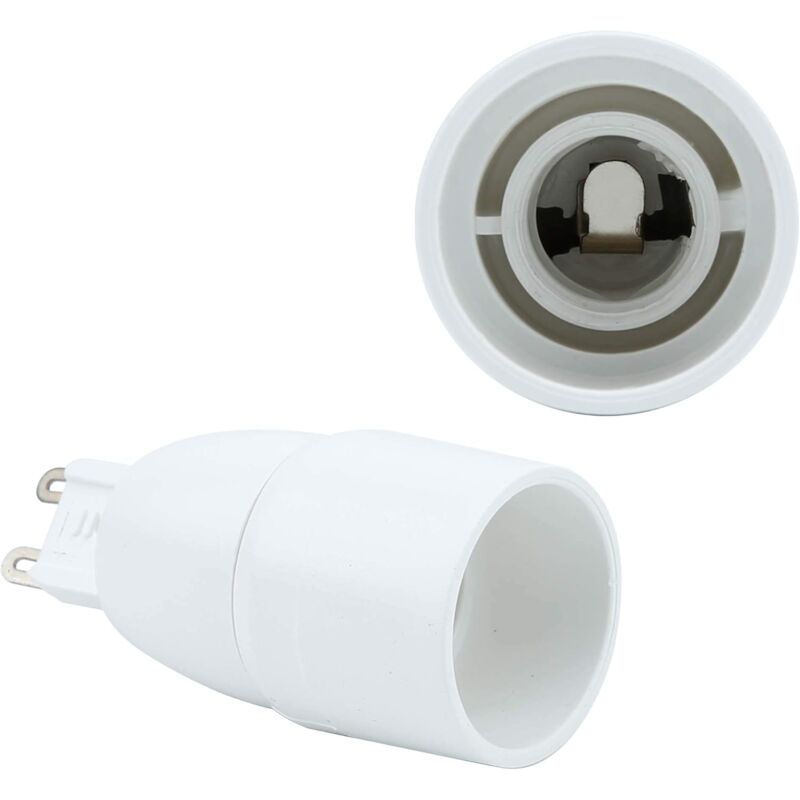 4X Lamp Socket Adapter G9 To E14 In White - 4 pcs Set Reformatting Converters For Lamp Sockets For Incandescent, LED, - Image 4