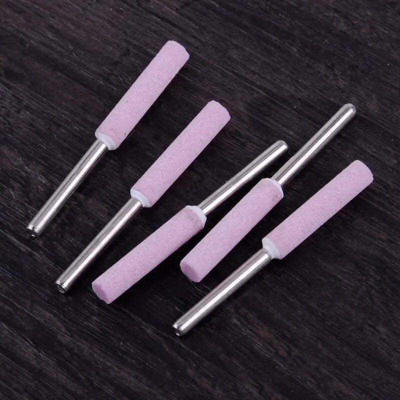 5 pcs Chainsaw Sharpener Grinding Stone File 4.8Mm 3/16 Chainsaw Sharpener - Image 4