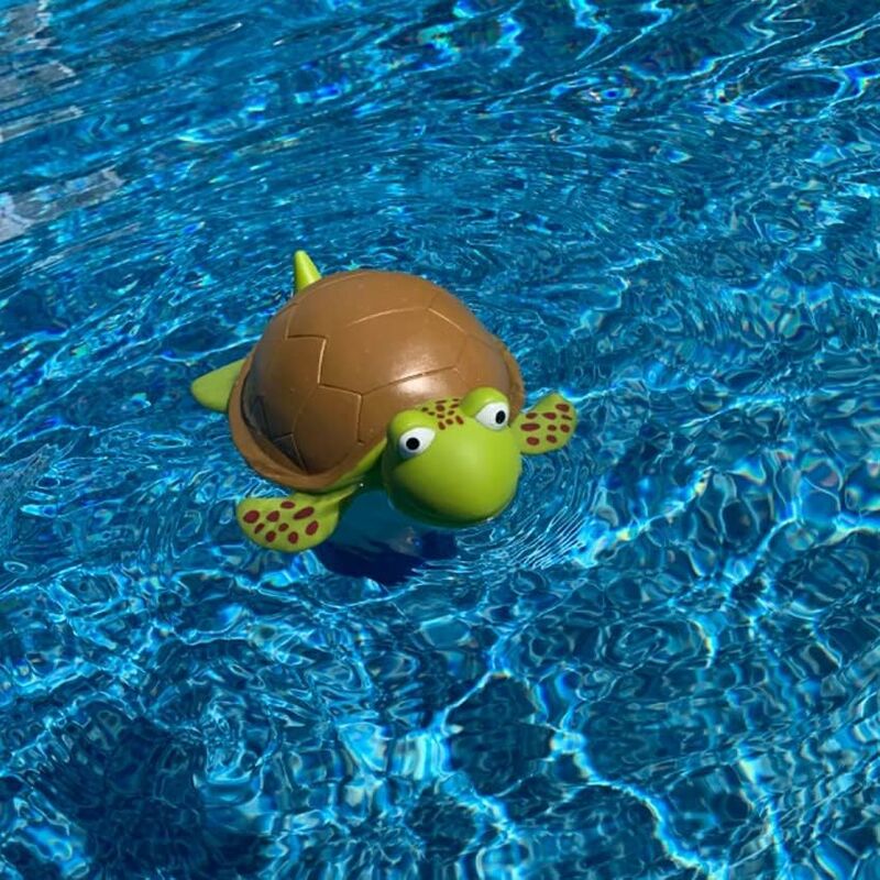 Premium Floating Pet Chlorine Dispenser For Chemical Tablets Compatible With 3" Tabs Bromine Holder (Turtle) - Image 4