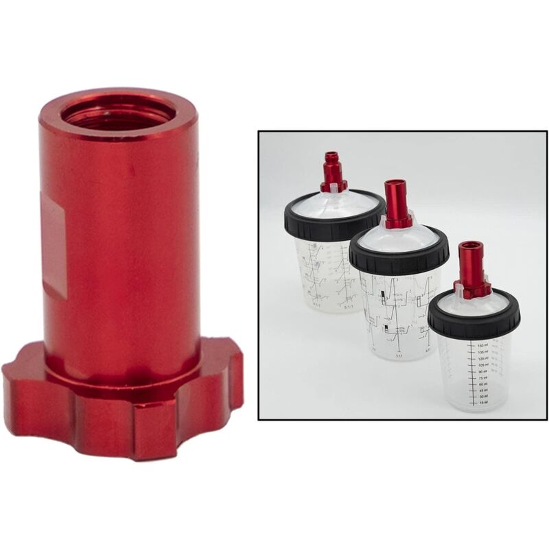 Spray Cup Connector, Disposable Spray Gun Release Cup Adapter Connector For Paint Sprayers, Internal M14X1 - Image 4