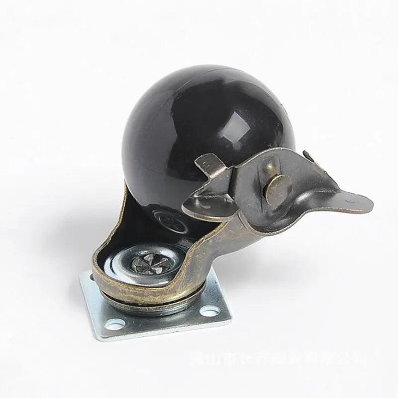 4 pcs Furniture Leg Caster Wheels (1.5Inch (40Mm) - With Brake) - Image 3