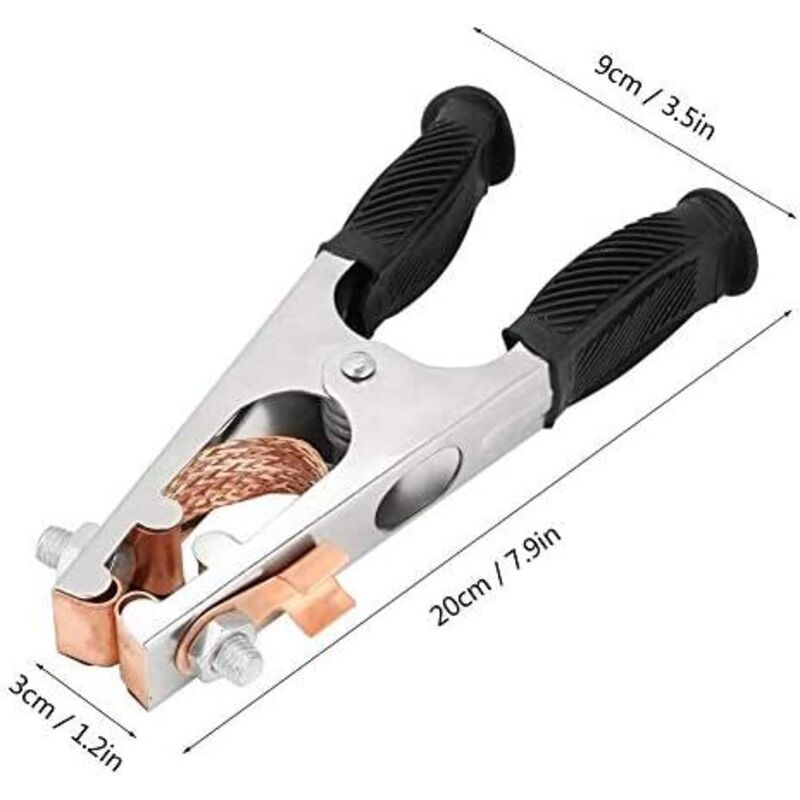 Welding Ground Clamp, Galvanized Welding Earth Clamp 500A Magnetic Ground ROd Clamp Good Conductivity For Welder For - Image 4