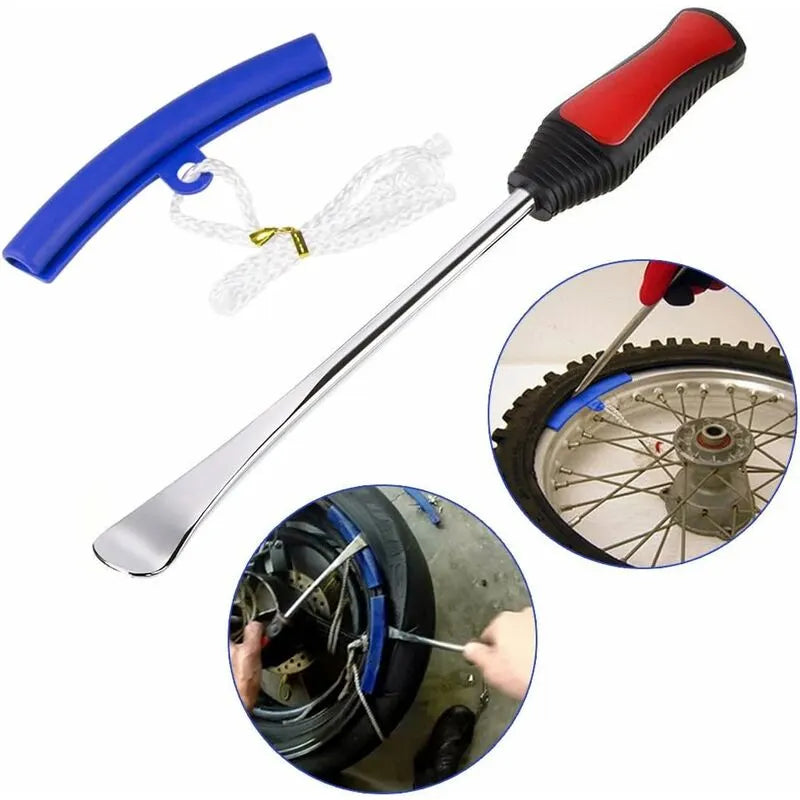 Spoons Tire Lever Tool 3 Spoons Pneumatic Tool Lever With 3 Rim Protectors For Car Motorcycle Accessory - Image 3