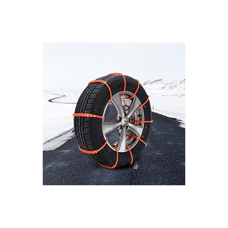 Tire Chain Snow Sock Tire Chains Universal Anti-Skid Tire Chains, Nylon Auto Reusable Emergency Car Universal Fit Snow - Image 4